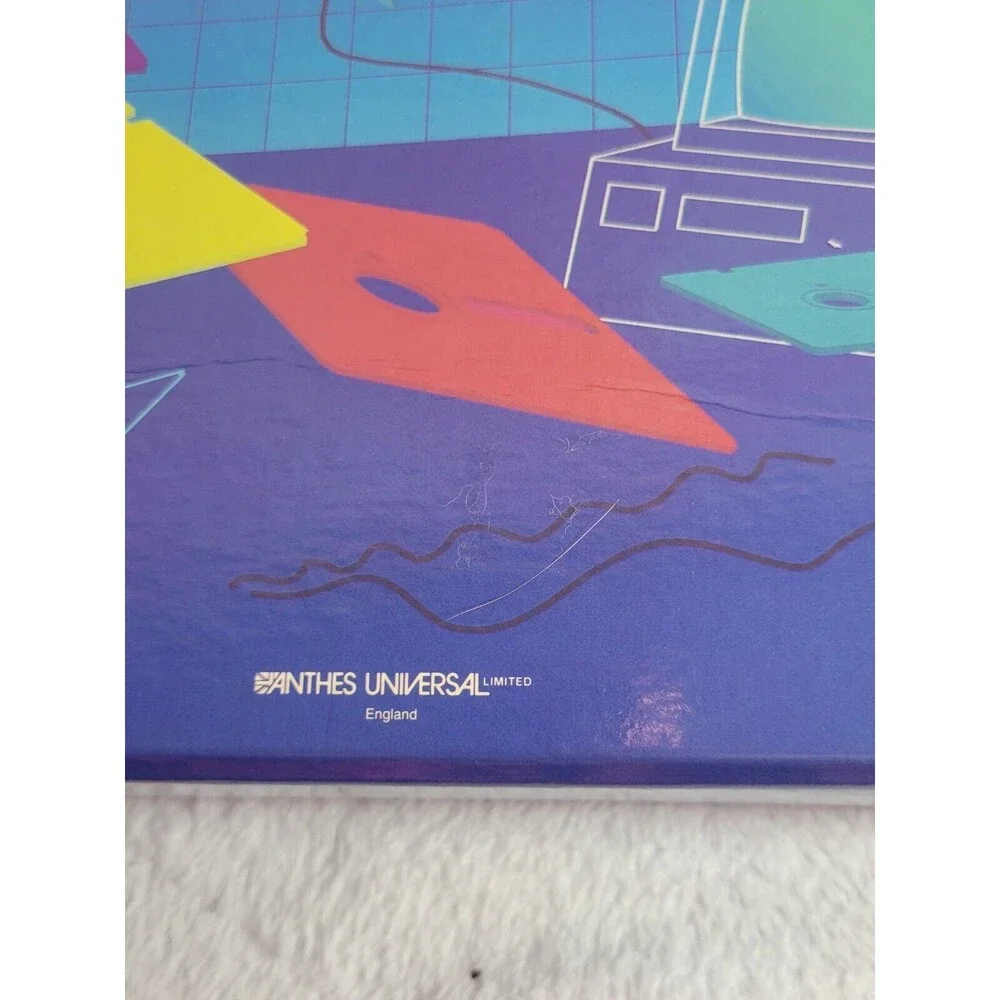 80s Anthes Universal Expandable File Folder Office Vaporwave Organizer VTG